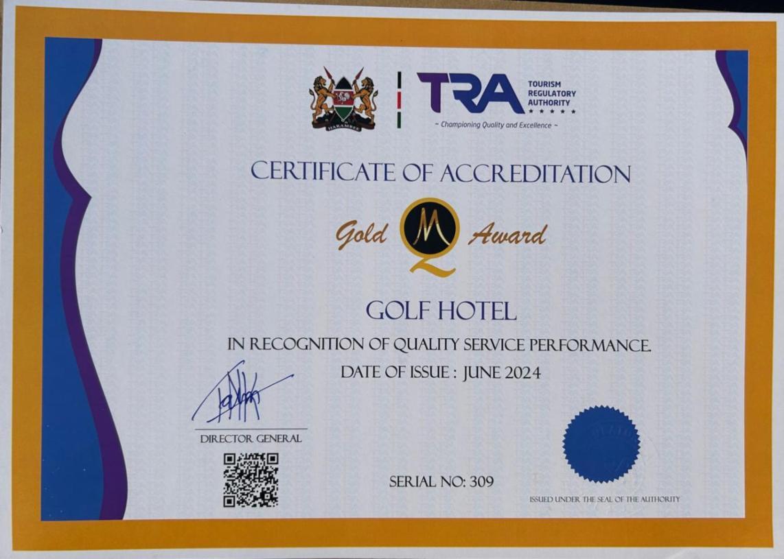 Golf Hotel Kakamega Exterior foto